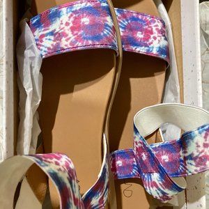 Cute shoes NWT - Sylvie Fab Tie-Dye Elastic